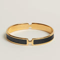 18K Olympe Black Hermes Bracelet