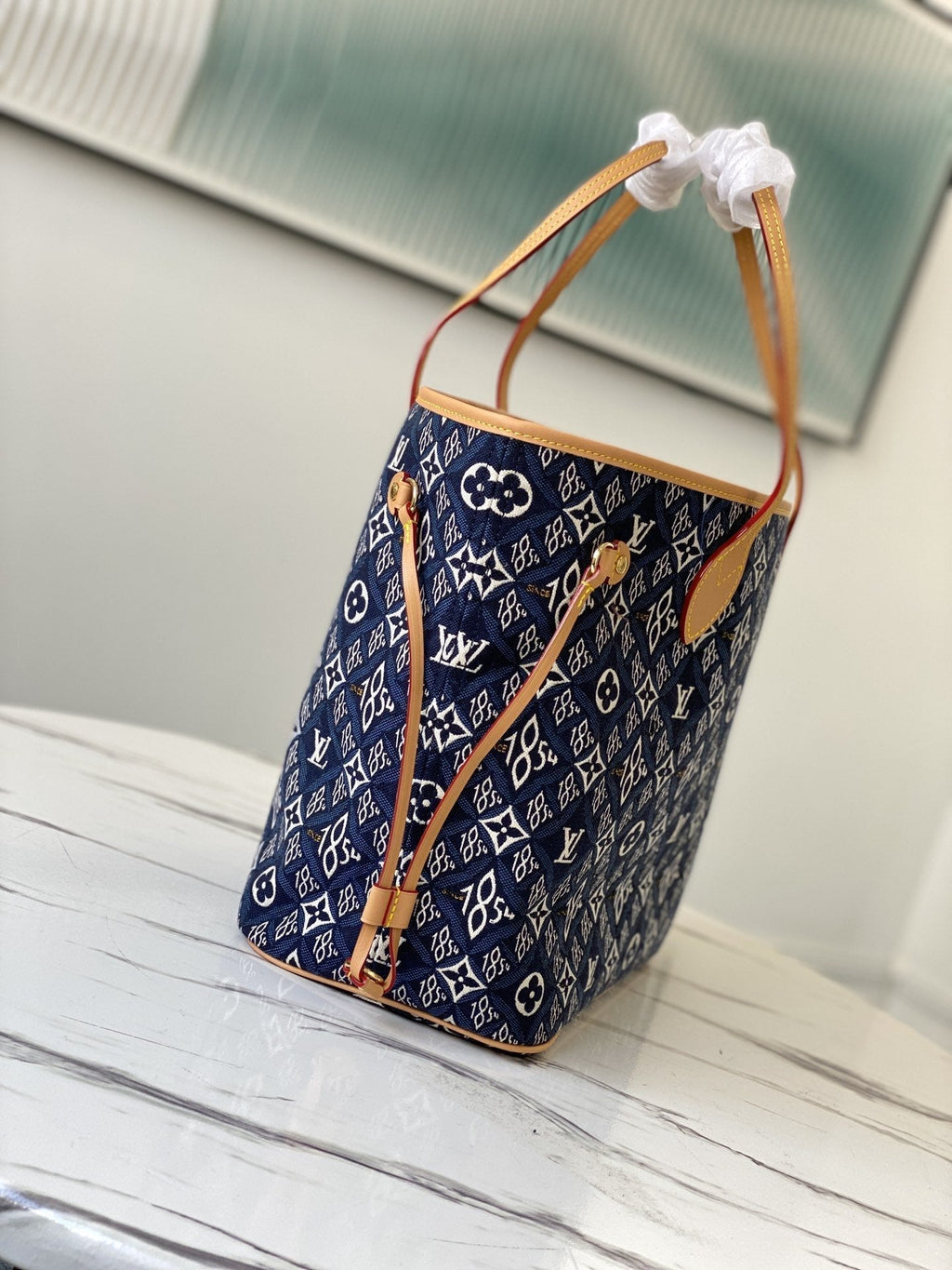 LOUIS VUITTON NEVERFULL MM WITH DUSTBAG 1854 MONOGRAM JACQUARD 31CM