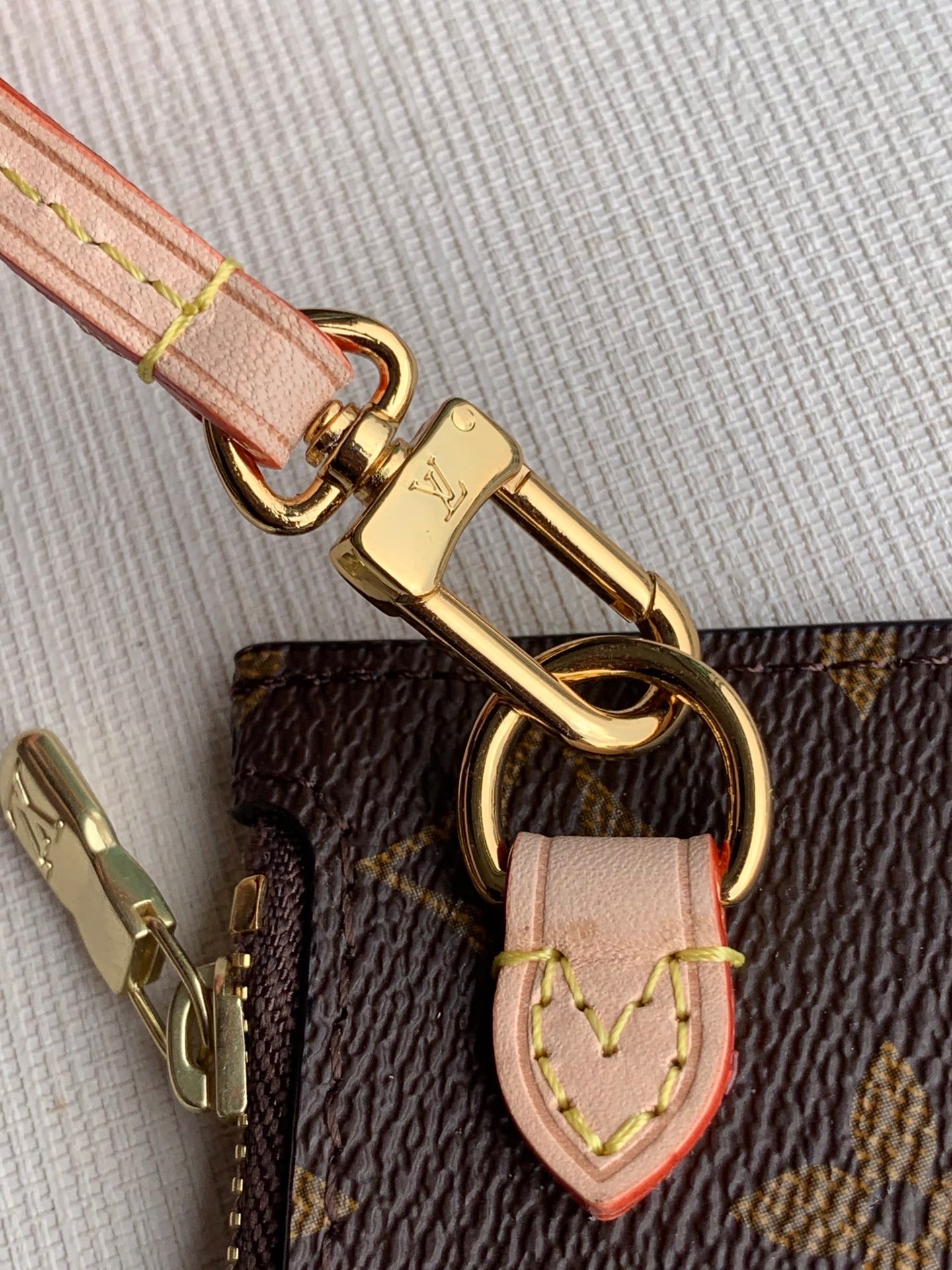 LOUIS VUITTON NEVER FULL MM WITH DUSTBAG MONOGRAM CANVAS 29CM