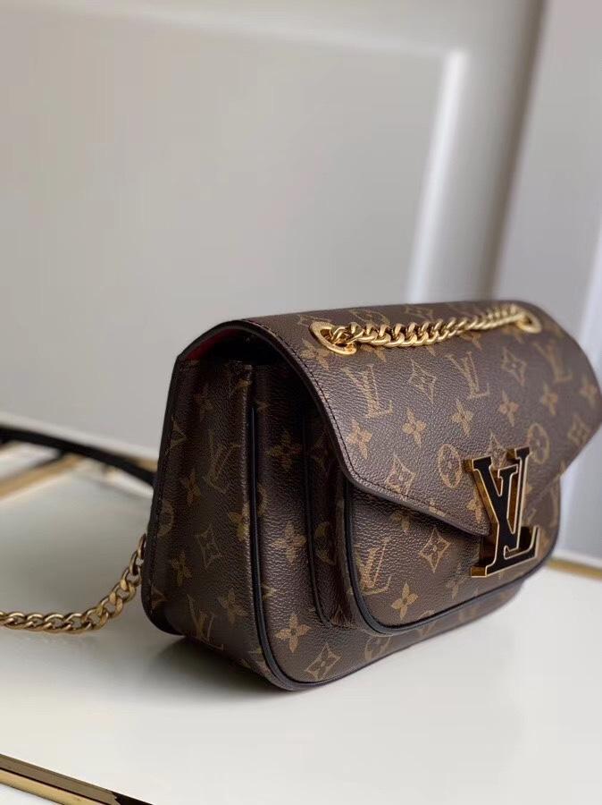 LOUIS VUITTON LV PASSY HAND BAG 22CM MONOGRAM CANVAS