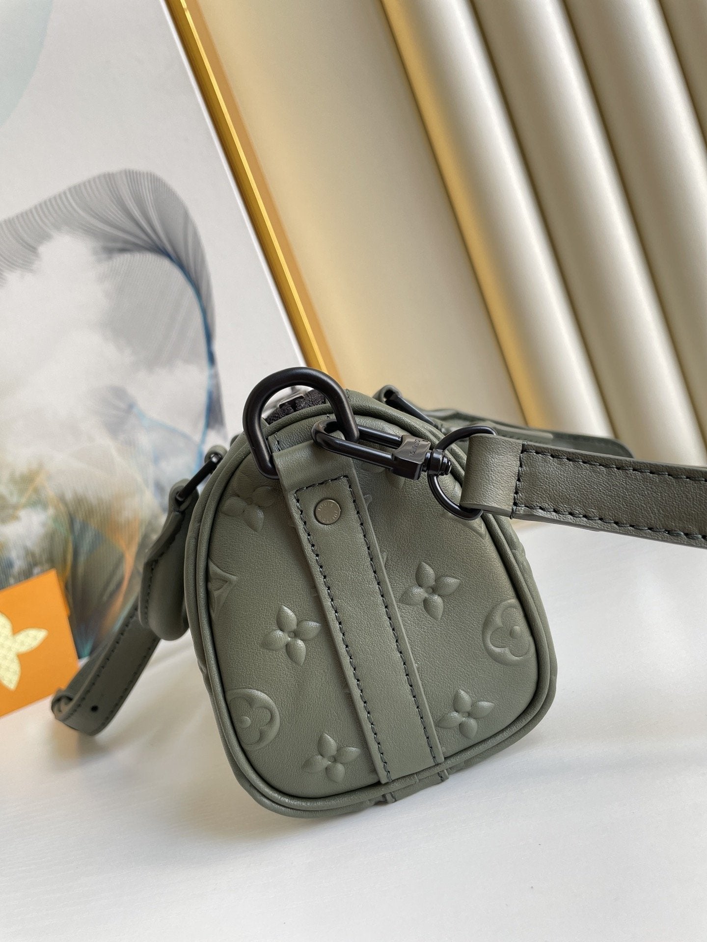 LOUIS VUITTON KEEPALL XS 21CM KHAKI MONOGRAM SEAL