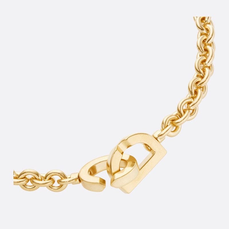 18K Dior Lock Necklace