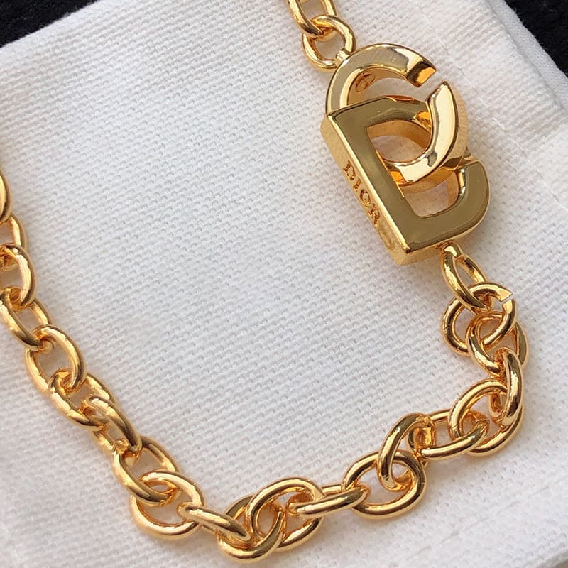 18K Dior Lock Necklace