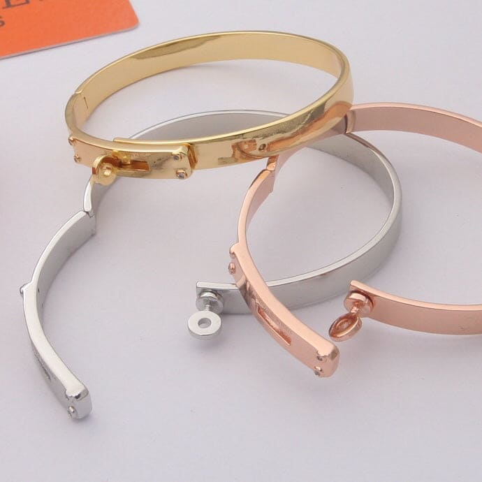 18K Rose Gold Kelly Hermes Bracelet