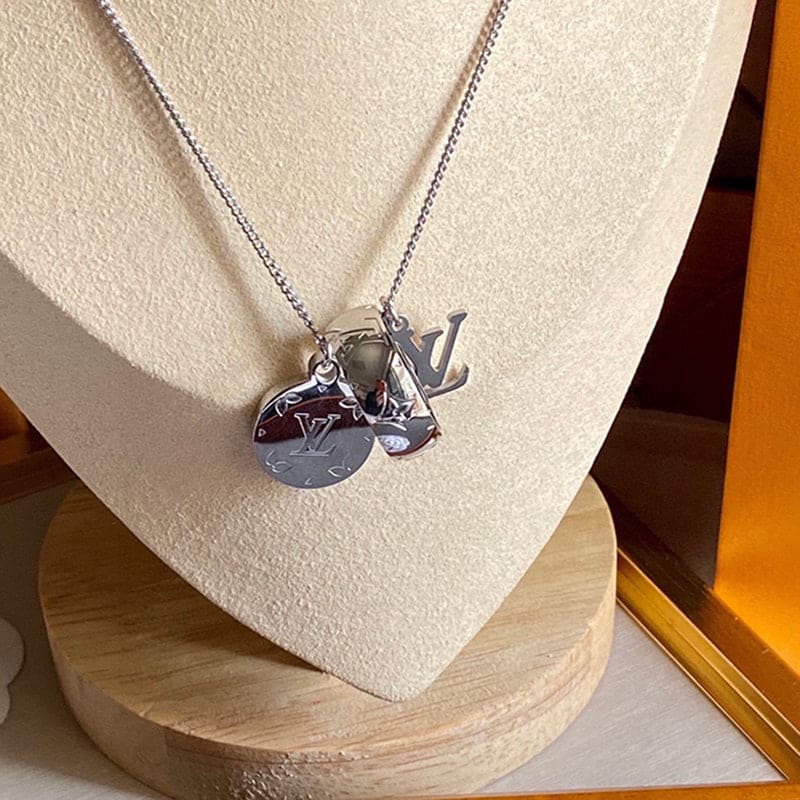 18K Louis Vuitton Monogram Charms Necklace