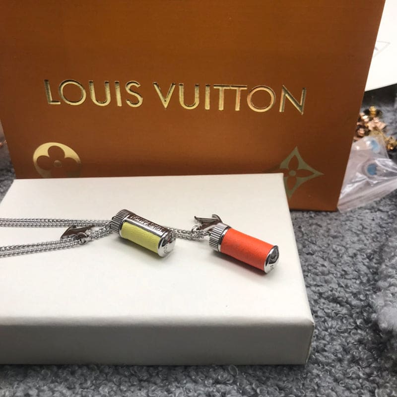 18K Louis Vuitton Collier Fluo Charms Vintage Necklace