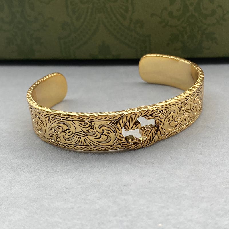 18K GucciOpen Bangle Bracelet