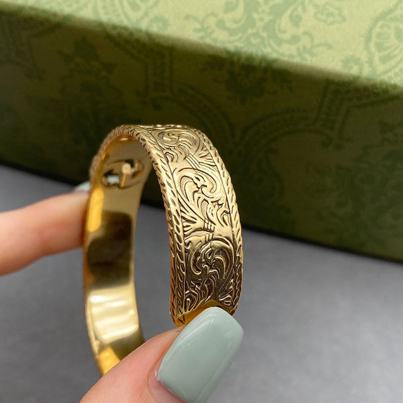 18K GucciOpen Bangle Bracelet