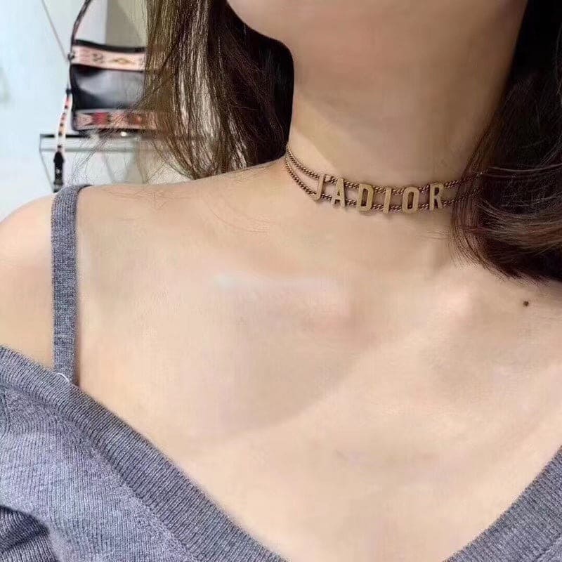 18K Dior J'Adior Choker Chain Necklace