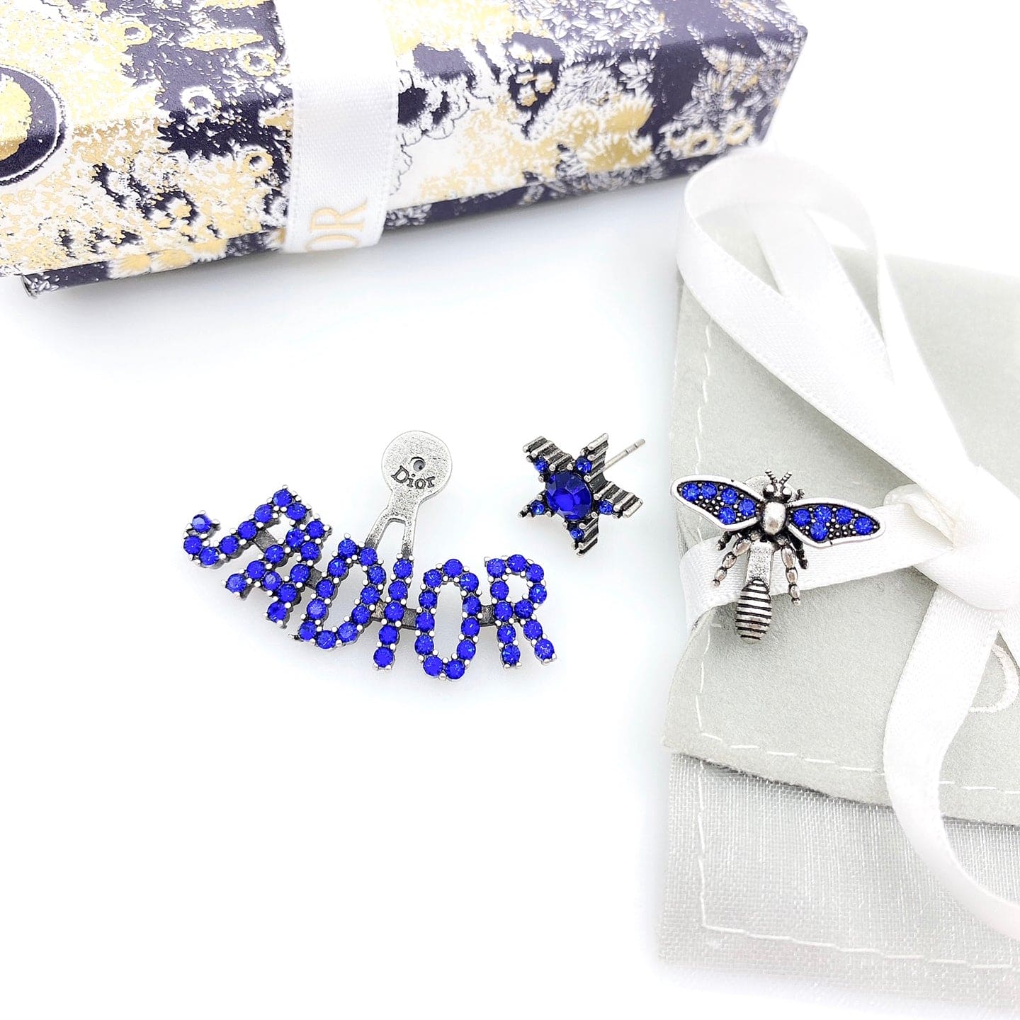18K Dior J'Adior Star Bee Earrings