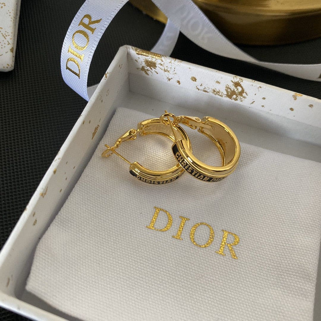 18K Dior Code Earrings