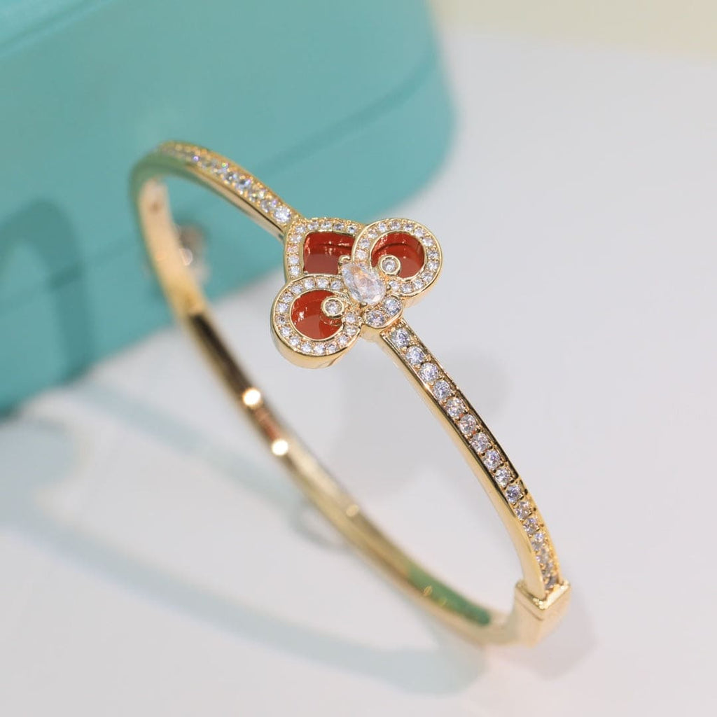 18K Tiffany Fleur De Lis Bracelet