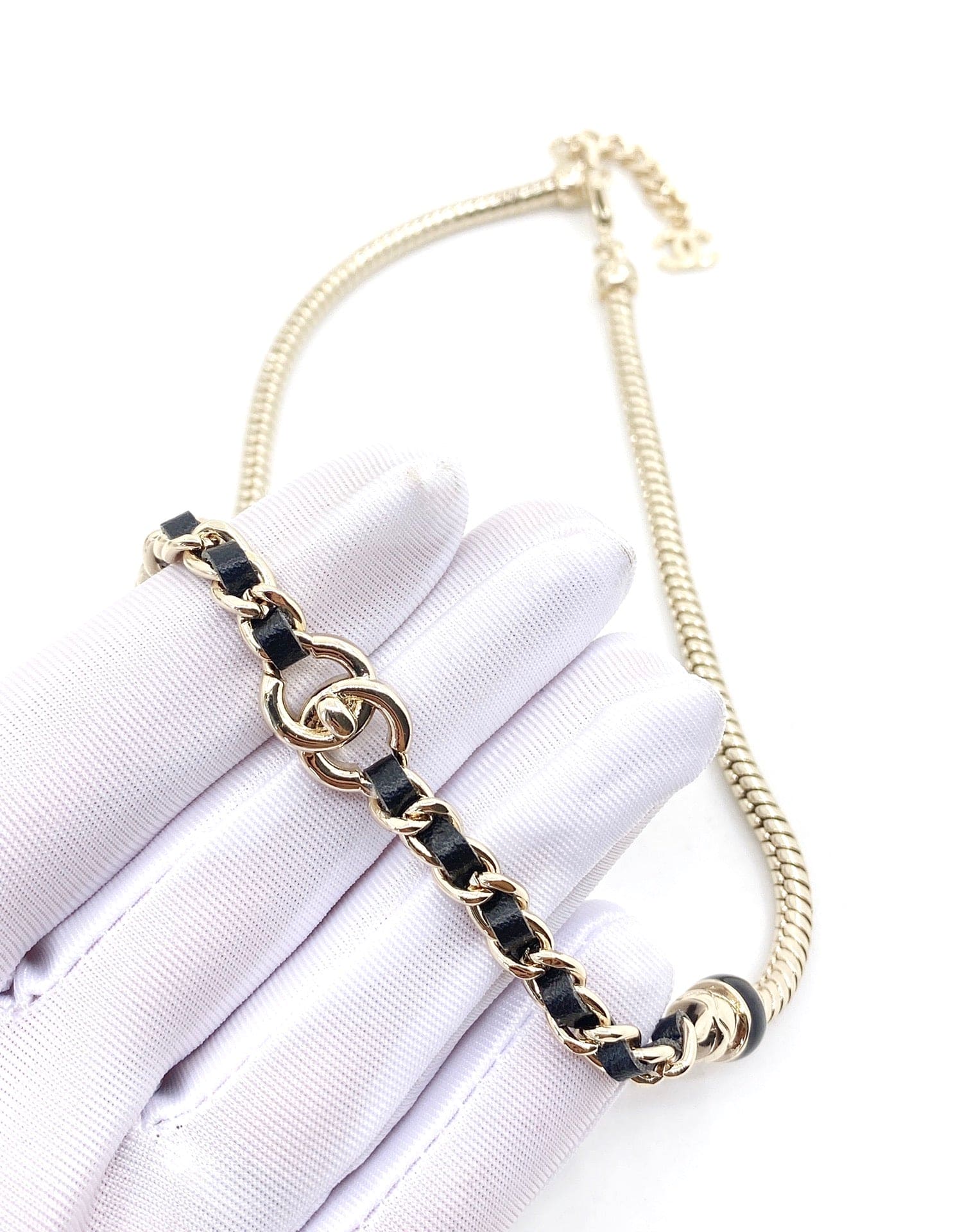 18K  Chanel Rhinestone Necklace