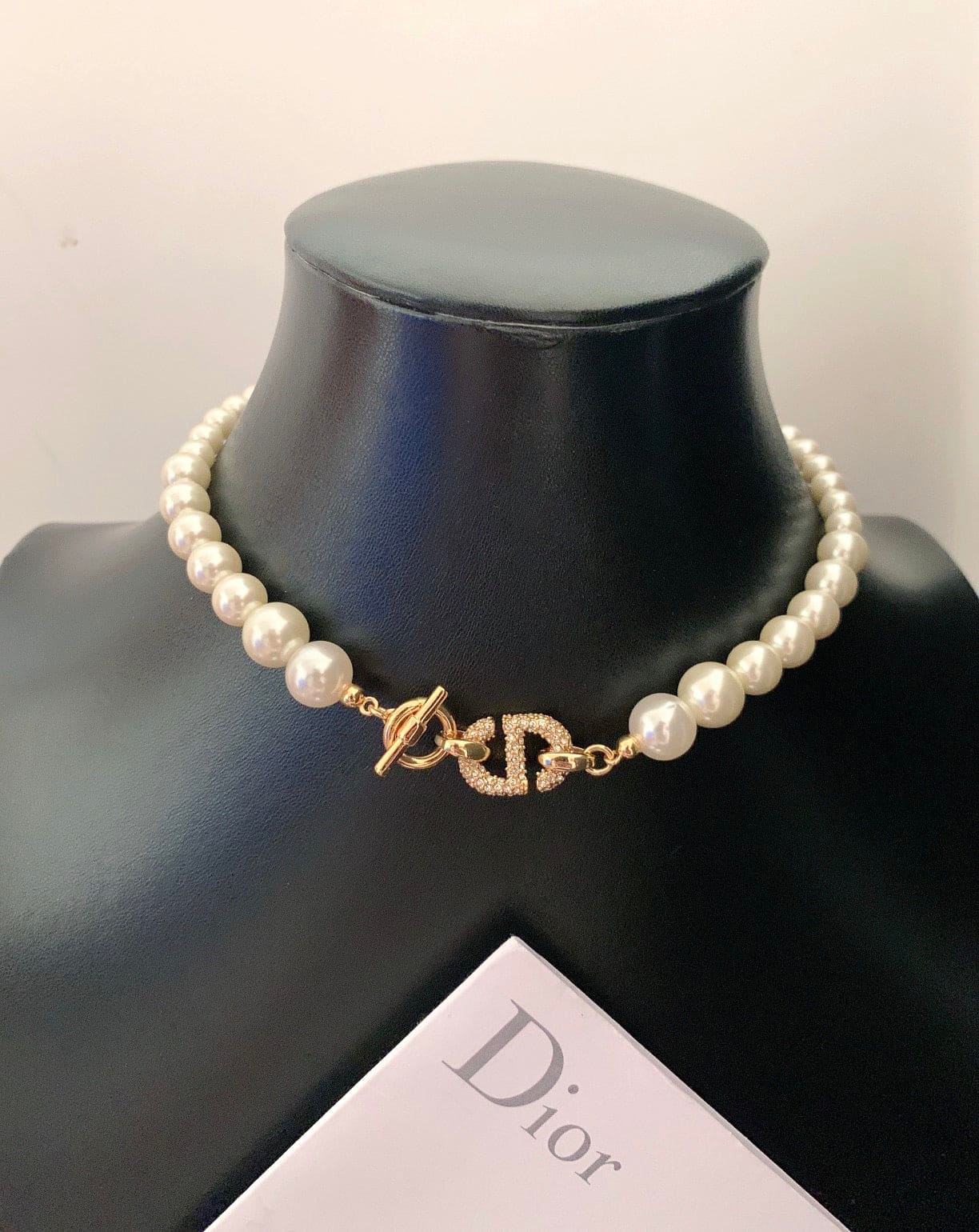 18K Dior Pearl Necklace