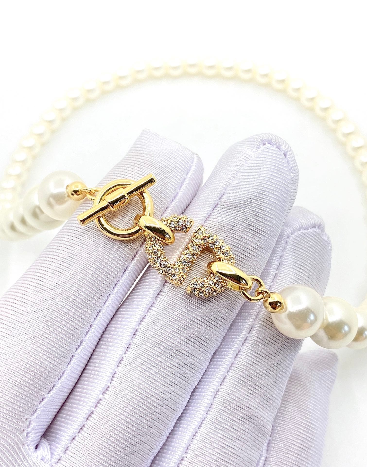 18K Dior Pearl Necklace