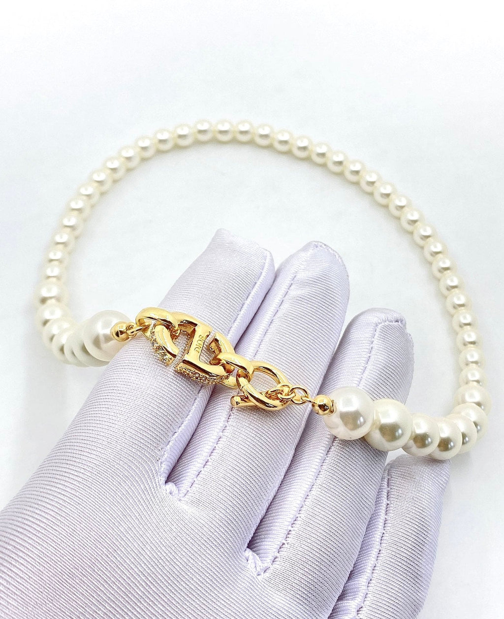 18K Dior Pearl Necklace