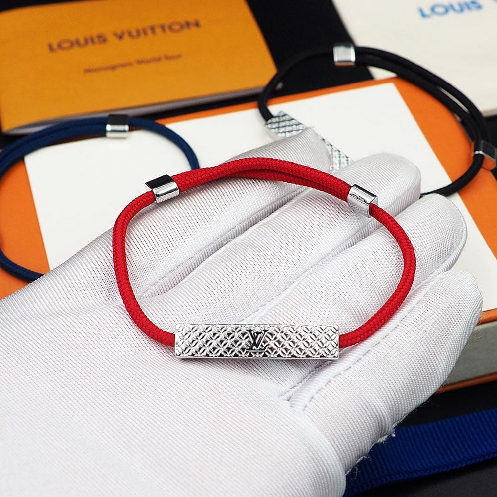 18K Louis Vuitton Champs Elys¨¦es Red Bracelet