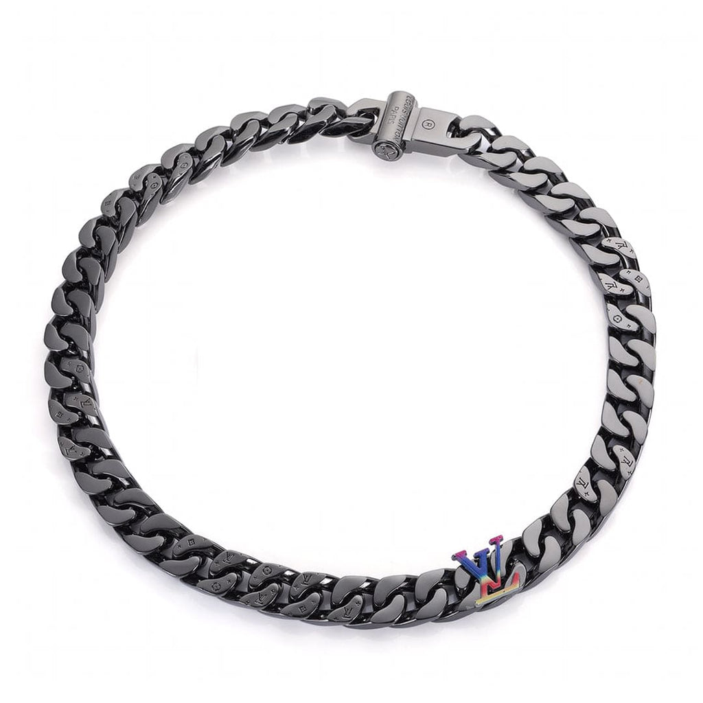 18K Louis Vuitton Rainbow Chain Link Necklace
