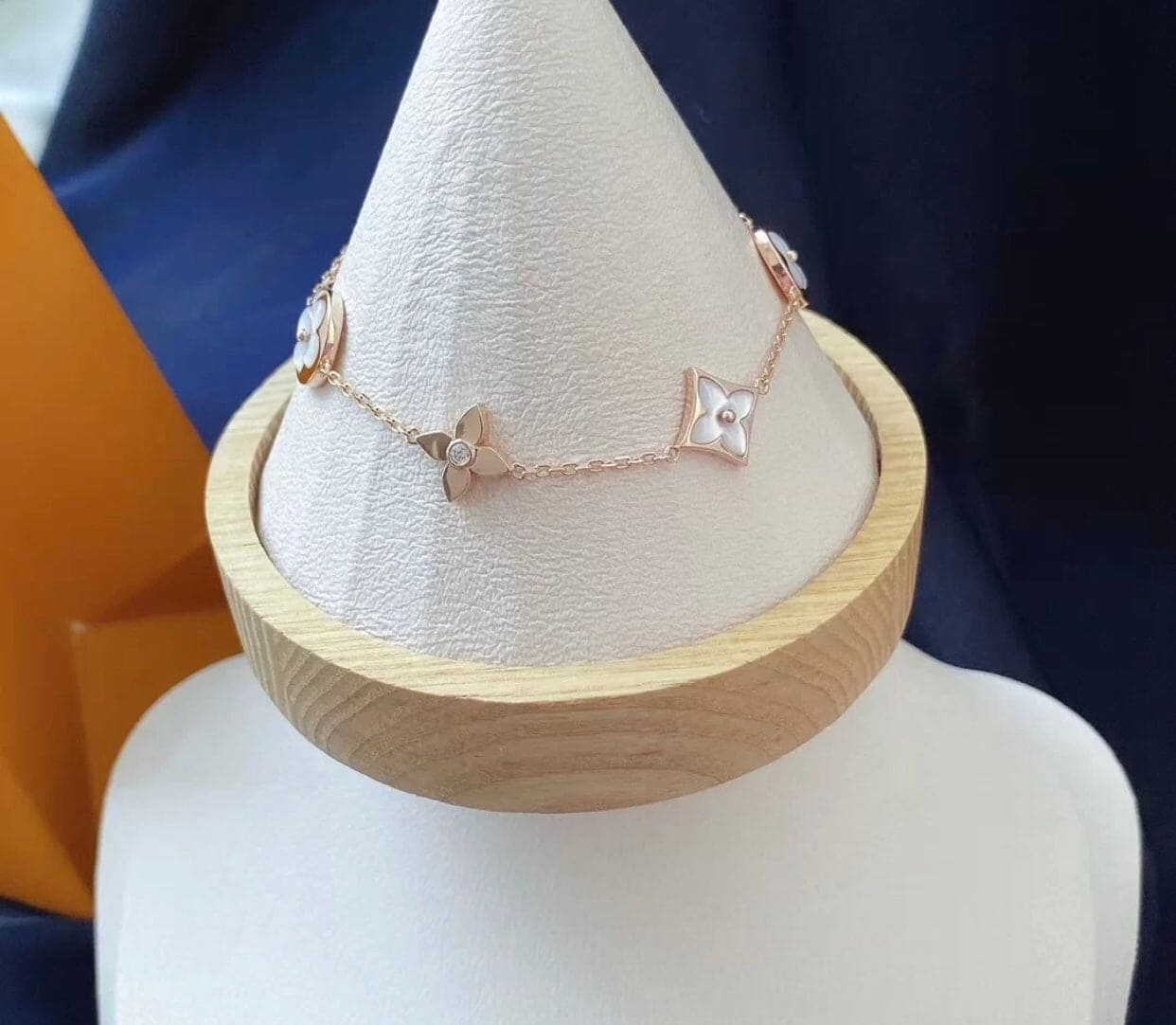 18K Louis Vuitton Colour Blossom Balenciaga Multi-Motif Bracelet