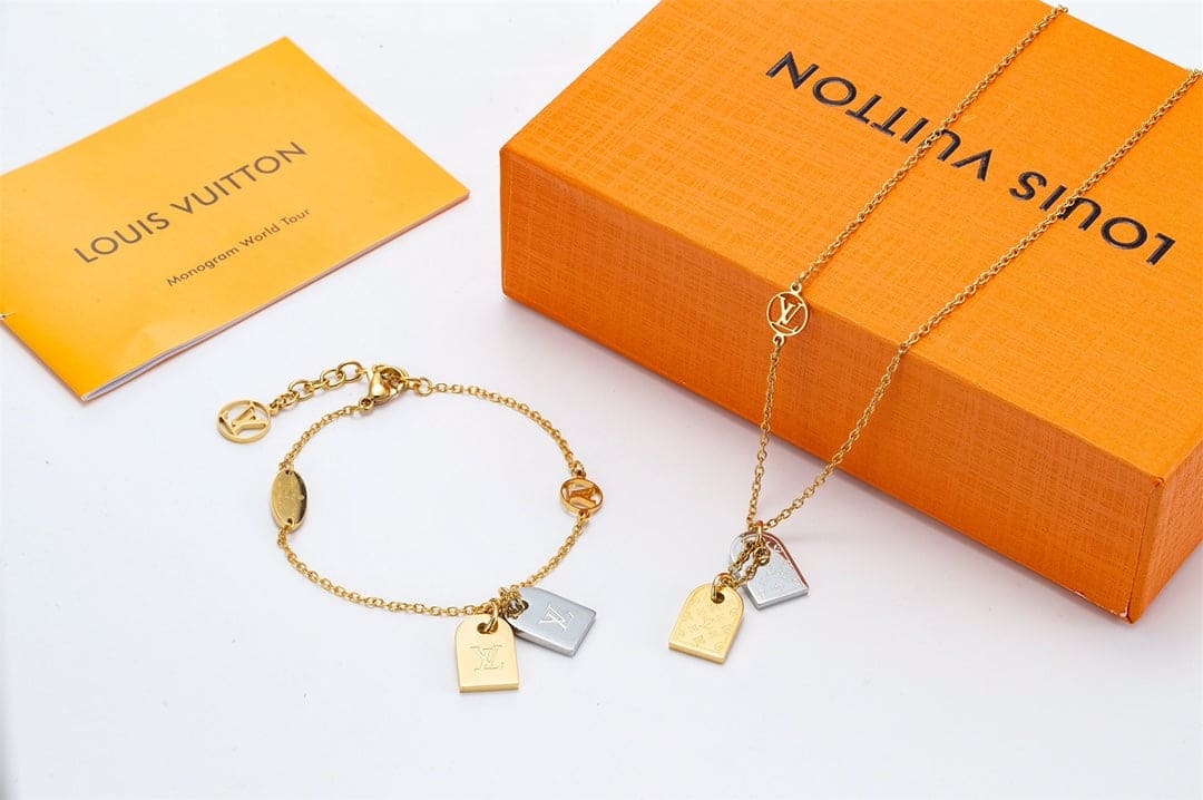 18K Louis Vuitton Nanogram Necklace