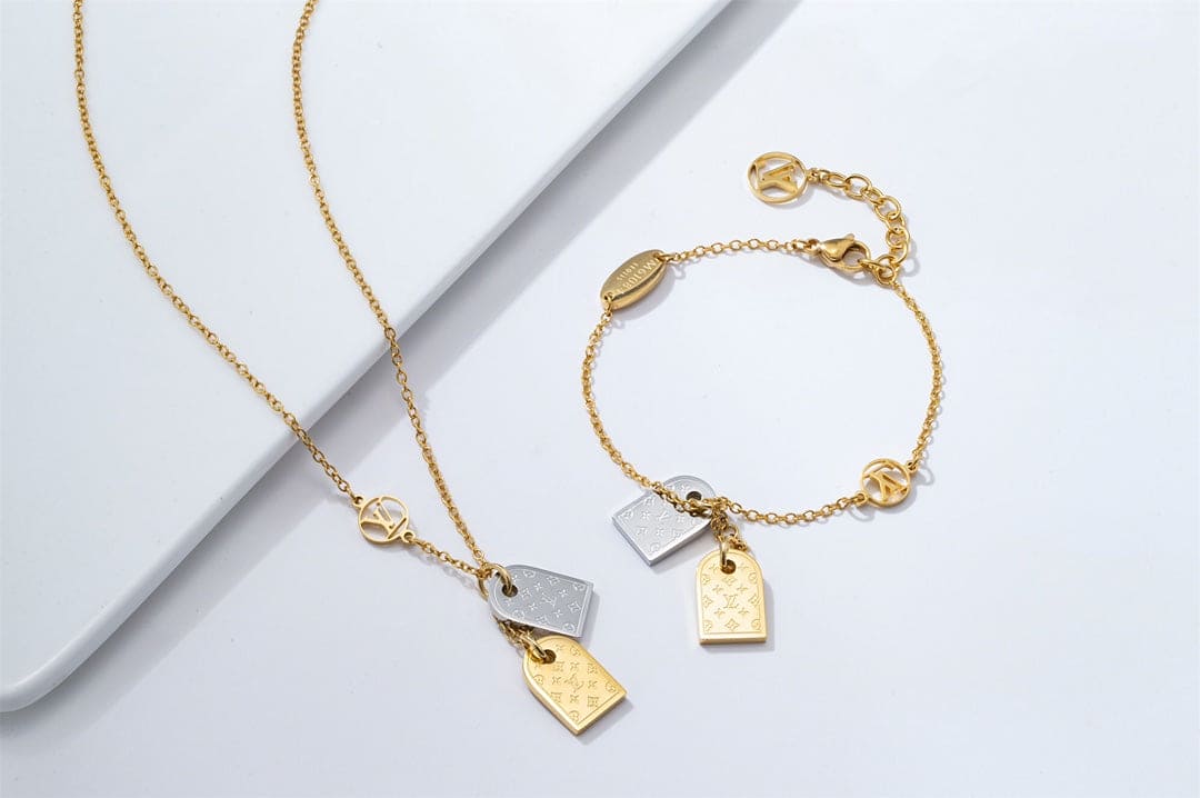 18K Louis Vuitton Nanogram Necklace