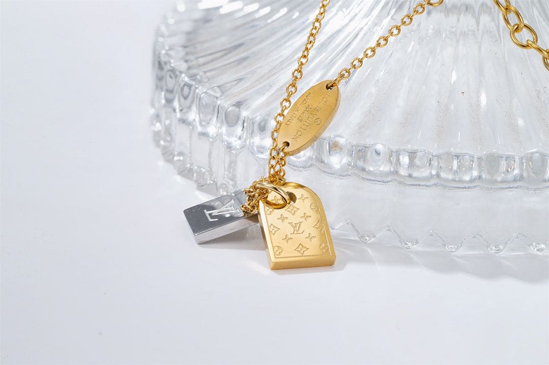 18K Louis Vuitton Nanogram Necklace