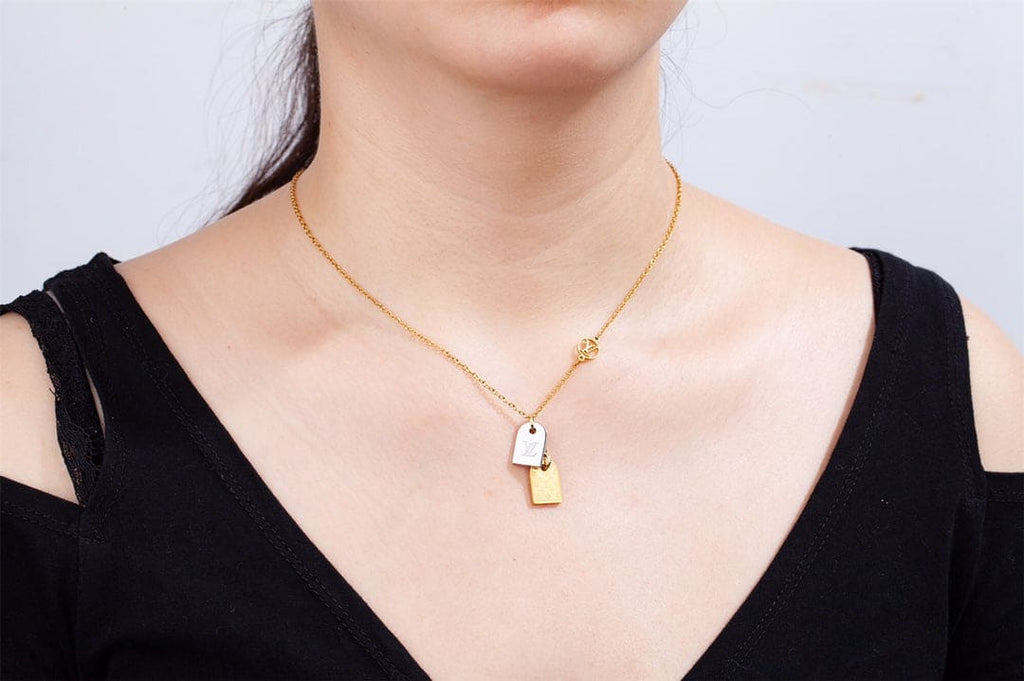 18K Louis Vuitton Nanogram Necklace