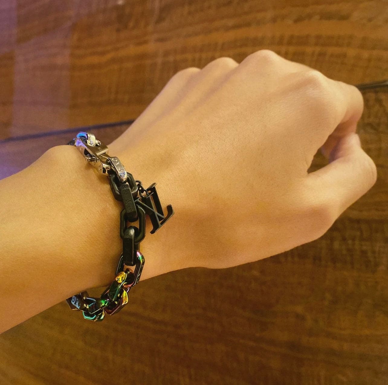 18K Louis Vuitton Street Style Chain Bracelet