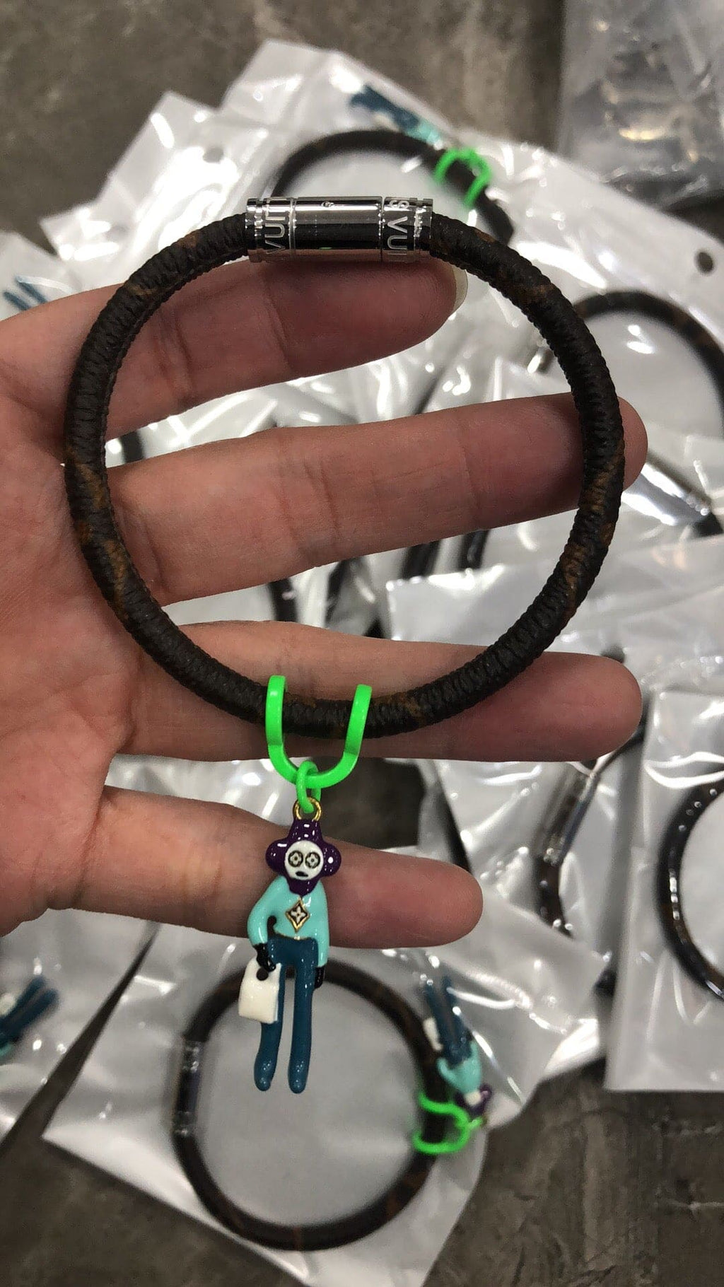 18K Louis Vuitton Hang It Mascot Bracelet