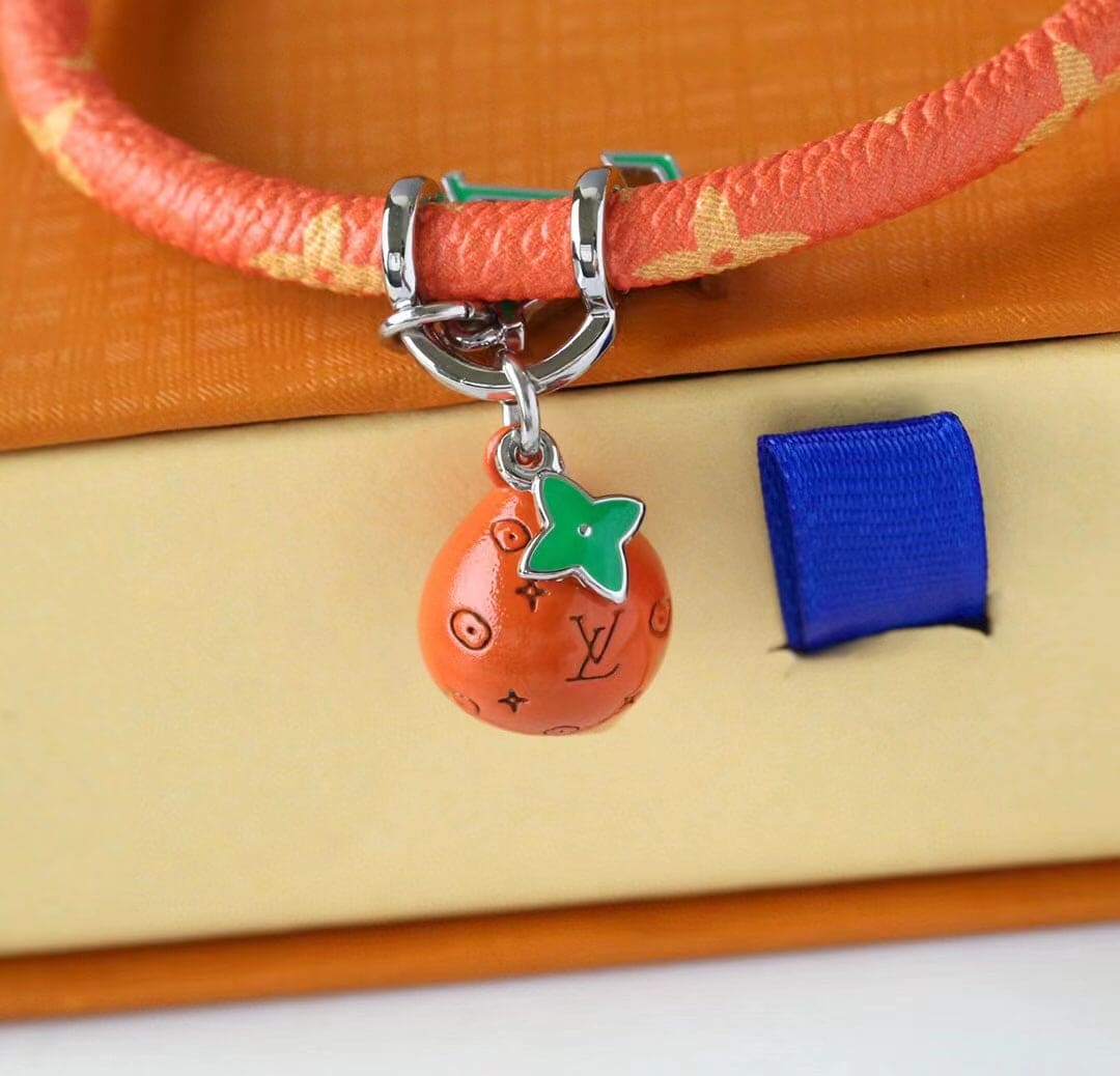 18K Louis Vuitton Hang It Fruits Orange Bracelet