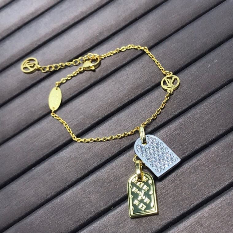 18K Louis Vuitton Nanogram Bracelet