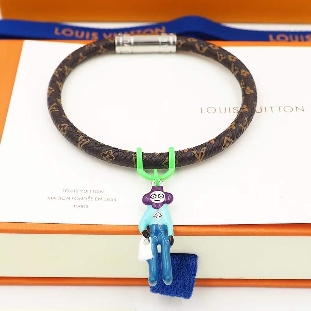 18K Louis Vuitton Hang It Mascot Bracelet