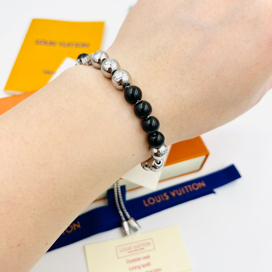 18K Louis Vuitton Monogram Beads Bracelet