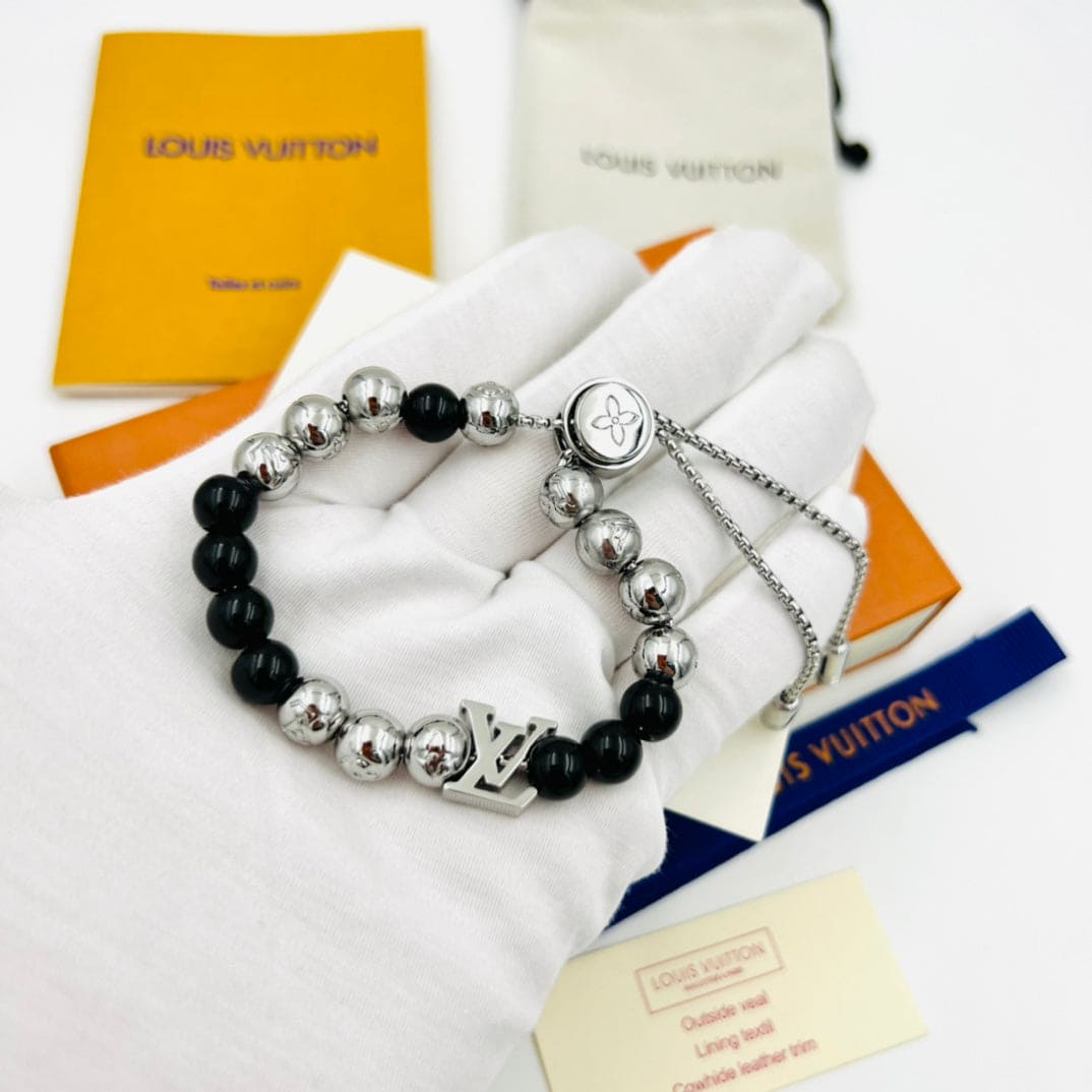 18K Louis Vuitton Monogram Beads Bracelet