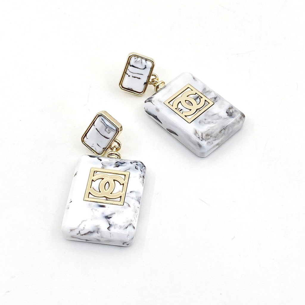 18K  Chanel Eternal No¡ã5 Earrings