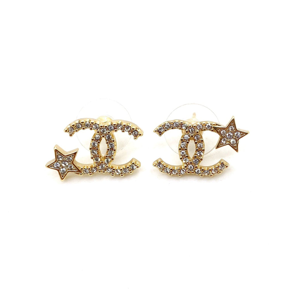 18K  Chanel Star Earrings