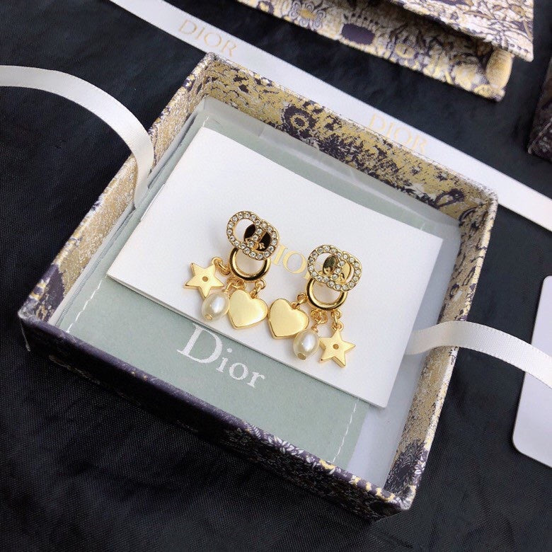 18K Dior Clair D Lune Earrings