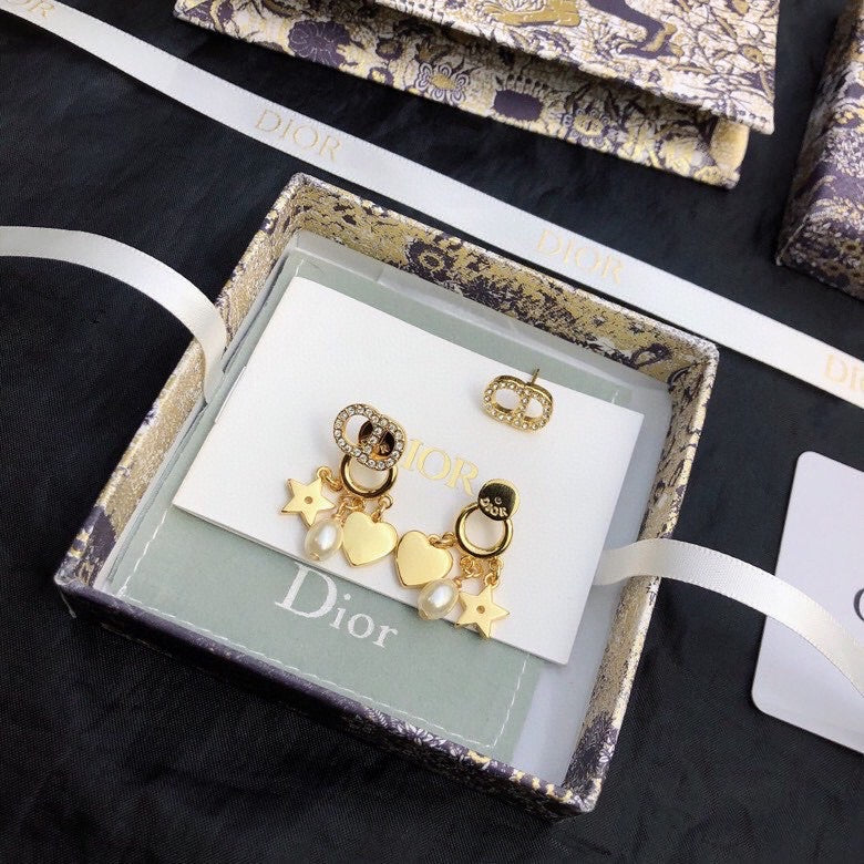 18K Dior Clair D Lune Earrings