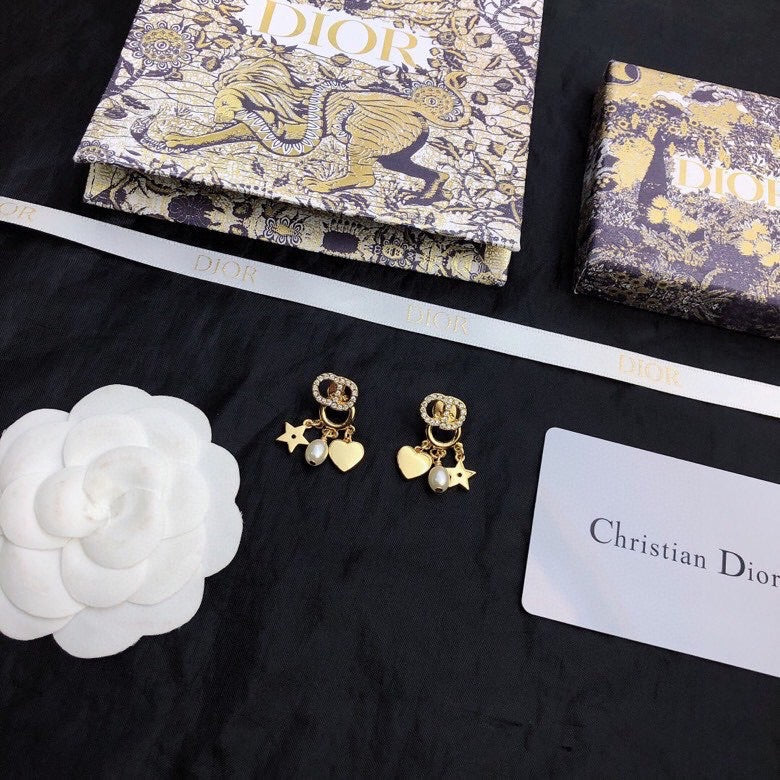 18K Dior Clair D Lune Earrings