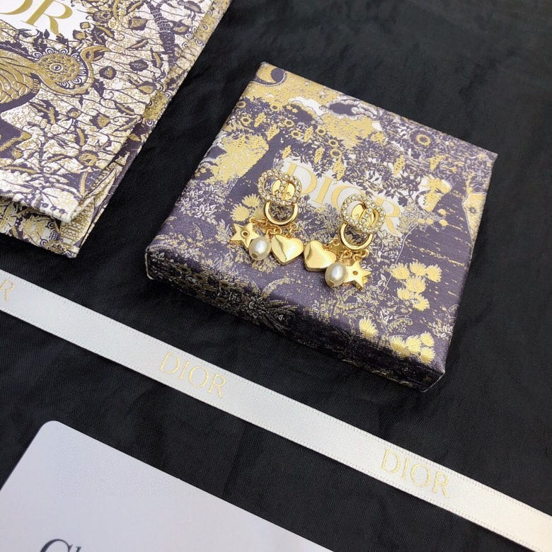 18K Dior Clair D Lune Earrings