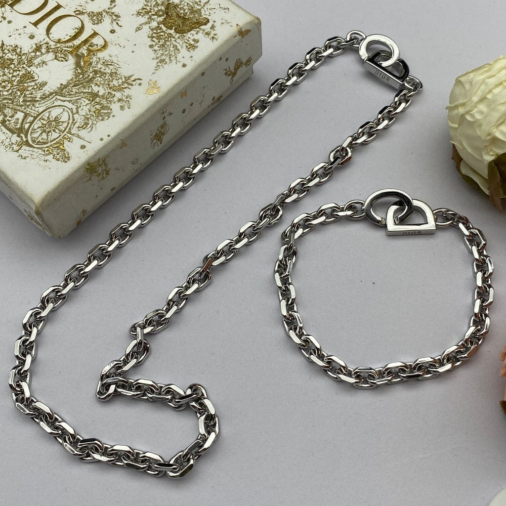 18K Dior Lock Necklace