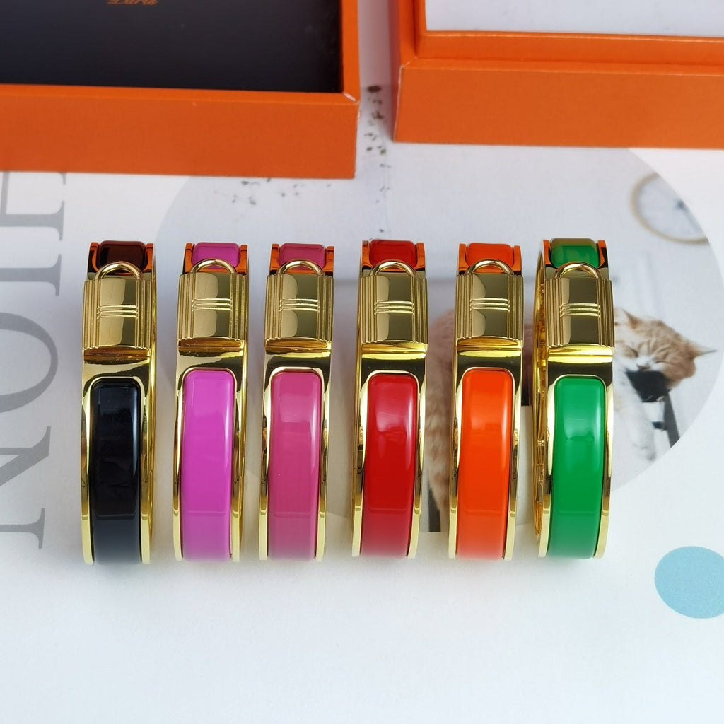 18K Clic Cadenas Red Hermes Bracelet