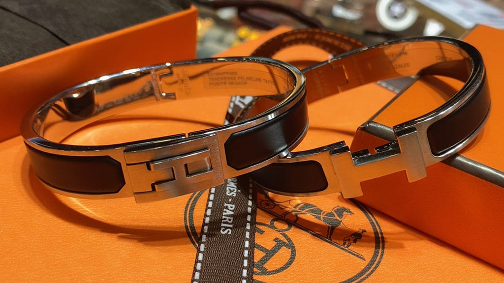 18K Jet Black Hermes Bracelet