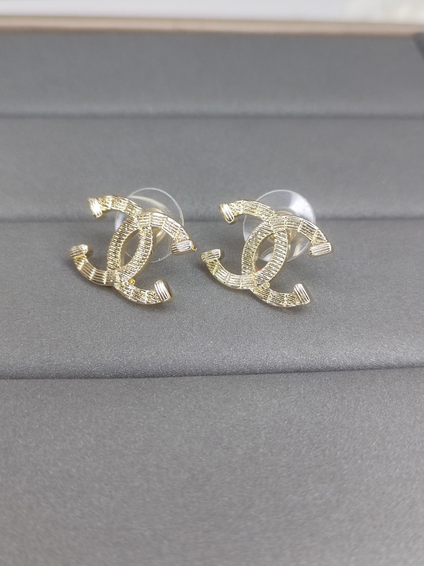 18K Classic  Chanel Earrings