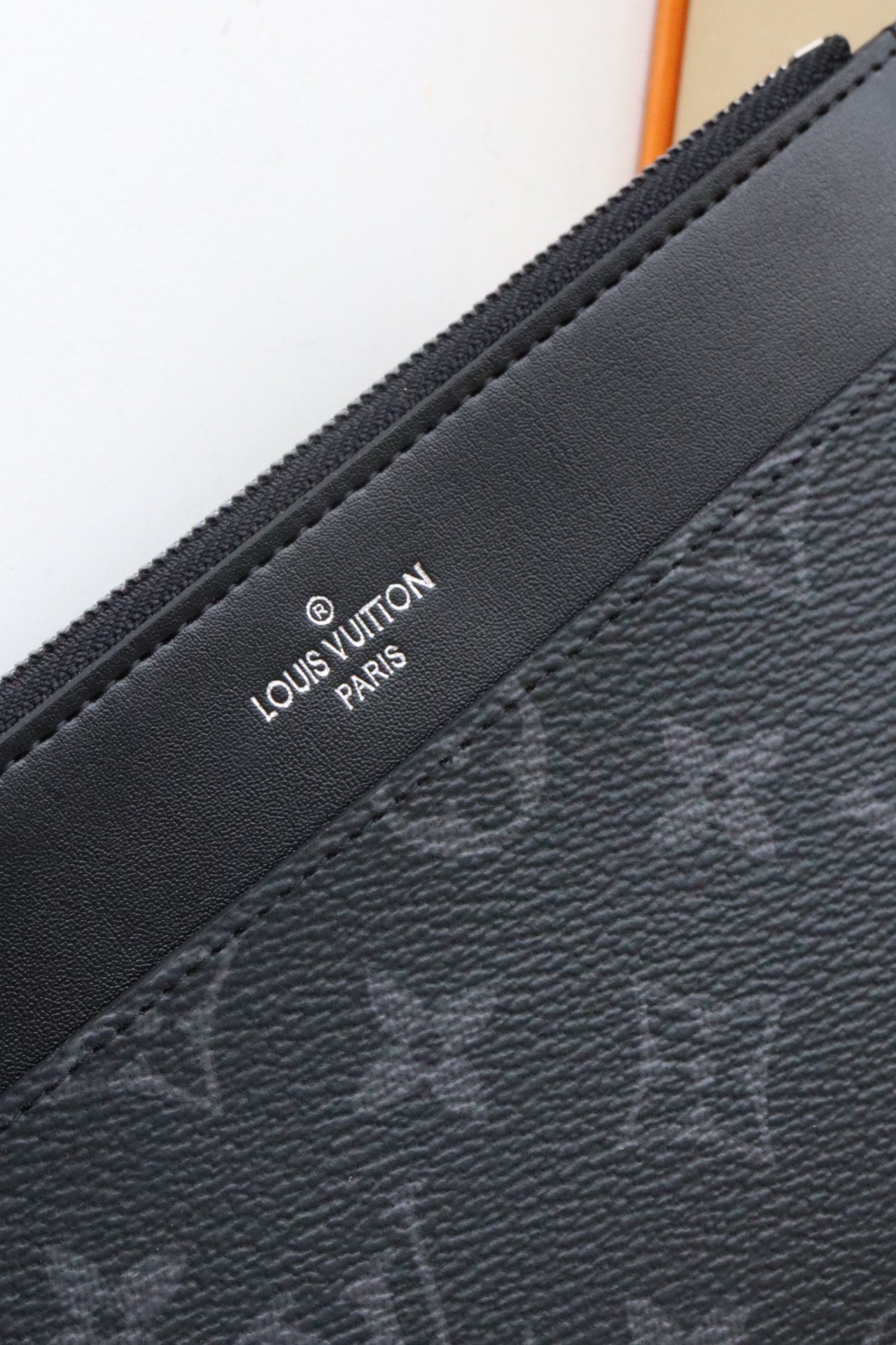 LOUIS VUITTON LV SLIM PURSE BLUE MONOGRAM CANVAS 20CM
