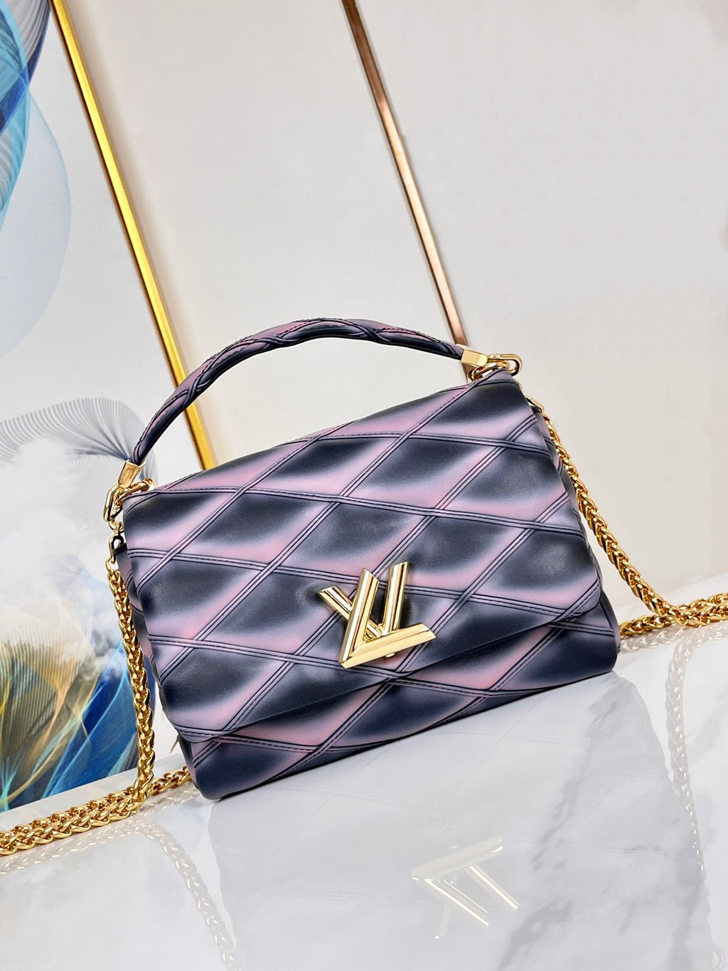 LOUIS VUITTON GO-14 MM 23 BLACK PINK