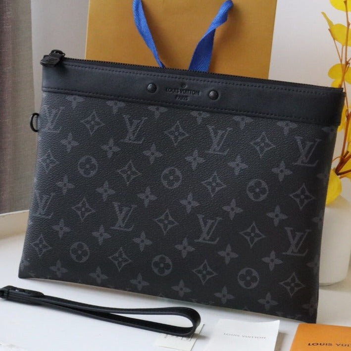 LOUIS VUITTON POCHETTE TO GO 30 MONOGRAM ECLIPSE