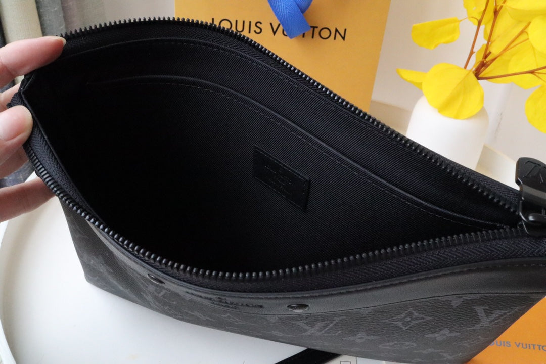 LOUIS VUITTON POCHETTE TO GO 30 MONOGRAM ECLIPSE