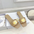 DIOR CD FOREVER HEELED 1.5CM BEIGE