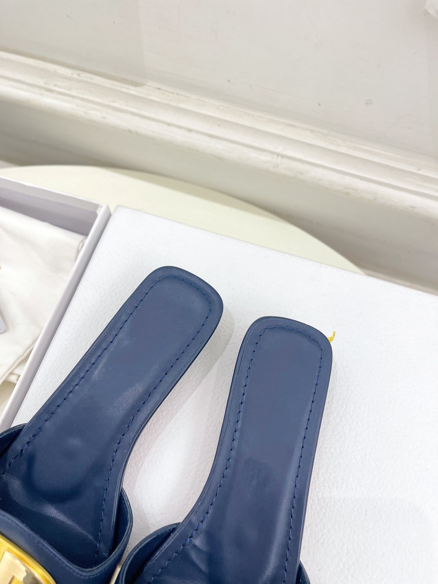 DIOR CD FOREVER HEELED 1.5CM BLUE